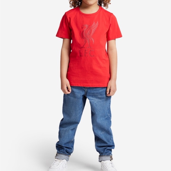 Official LFC Liverbird T-shirt - Sz 7-8 - Picture 4 of 5